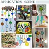 36Pcs 6 Colors Colored Glass Mosaic Tiles DIY-OC0009-46-7