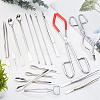 Crucible Tongs & Tweezers & Micro Spatula & Chemical Scoops Set TOOL-OC0001-45-6