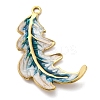 304 Stainless Steel Enamel Pendants STAS-S163-33G-01-1