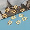 Padlock Ion Plating(IP) 304 Stainless Steel Charms X-STAS-L159-13G-6