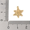 304 Stainless Steel Pendants STAS-S139-06G-01-3