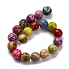 Dyed Natural Regalite/Imperial Jasper/Sea Sediment Jasper Beads Strands G-B124-C03-01-5