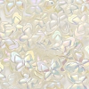 UV Plating Rainbow Iridescent Imitation Jelly Acrylic Beads OACR-K003-012F-3