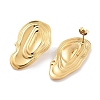 304 Stainless Steel Stud Earrings for Women EJEW-K283-07G-1