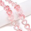 Cherry Quartz Glass Beads Strands G-N342-95-4