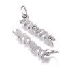 316 Surgical Stainless Steel Pendants STAS-L242-05-3