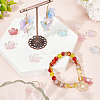 200Pcs 10 Colors Resin Bead Caps FIND-DR0001-40-4