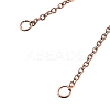 304 Stianless Steel Cable Chain Bracelet Making STAS-CJ0001-135RG-3