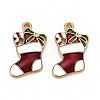 Alloy Enamel Pendants ENAM-N055-006-NR-2