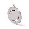 Non-Tarnish 304 Stainless Steel Turnable Pendants STAS-G297-10P-2