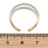 304 Stainless Steel Adjustable Open Cuff Rings for Women RJEW-K301-05GP-5