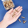 Brass Tube Beads KK-YW0001-03-4