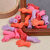 4 Bags 4 Colors Rubber Knitting Needle Point Protector AJEW-GL0001-79-4
