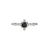 Brass Micro Pave Cubic Zirconia Finger Rings FS-WG8C77A-01-5