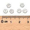 Brass Grade B Rhinestone Spacer Beads RSB032-B01-2