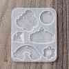 Rainbow/Butterfly/Crown Pendant DIY Silicone Mold X1-DIY-K073-09D-3