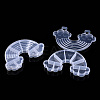 9 Grids Rainbow Plastic Bead Containers LS-CON-T002-06-1