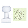 Clear Acrylic Soap Stamps DIY-WH0438-029-1