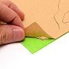 The Earth Day Theme DIY Non Woven Cloth Cartoon Earth-shaped Bag Kits DIY-WH0265-34-2