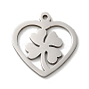 Non-Tarnish 201 Stainless Steel Pendants LS-STAS-E206-06P-02-1
