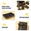 Cardboard Paper Storage Ring Boxes with Velvet Inside CON-TAC0008-02-4