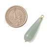 Natural Green Aventurine & Rose Quartz & Amethyst & Agate & Tiger Eye Pendants PALLOY-JF04866-2