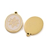 316 Surgical Stainless Steel Enamel Pendants STAS-M073-08G-2