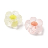 Frosted Transparent Acrylic Beads OACR-A032-12A-2