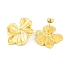 Ion Plating(IP) 304 Stainless Steel Stud Earrings for Women EJEW-A049-10G-2