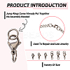 30Pcs 6 Styles 304 Stainless Steel Lobster Claw Clasps STAS-TA0001-83P-4