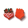 Christmas Opaque Resin Cabochons LS-RESI-K019-32-2