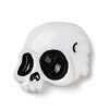Skull Halloween Opaque Resin Decoden Cabochons RESI-R446-01K-1