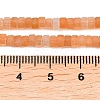 Natural Red Aventurine Beads Strands G-G345-C27-2x4mm-5