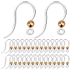 SUNNYCLUE 80Pcs Eco-Friendly Plastic Earring Hooks STAS-SC0004-43G-1