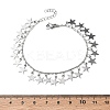304 Stainless Steel Charm Bracelets for Women BJEW-D466-06P-3
