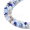 Glass Beads Strands EGLA-A034-M4mm-40-3