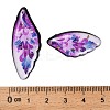 4Pcs 4 Styles Transparent Epoxy Resin Pendants RESI-B032-02E-3