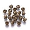 Tibetan Antique Bronze Metal Spacer Beads LS-MLF0586Y-2