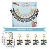 Helicopter Pendant Stitch Markers HJEW-AB00338-2