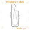Glass Rondelle Beaded Mobile Straps HJEW-GO00058-2