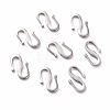 Brass S Hook Clasps KK-L205-04P-1