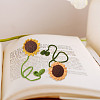 2Pcs 2 Styles Sunflower Woolen Yarn Sunflower Costume Accessories Decorations DIY-DR0001-45-5