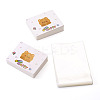 100Pcs Rectangle Clear Polypropylene Cellophane Bags CDIS-TA0001-38B-4