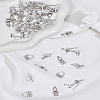 50Pcs 5 Styles Tibetan Style Alloy Pendants FIND-LP0006-70-1