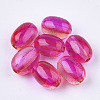 Two Tone Transparent Spray Painted Acrylic Bead ACRP-T005-22A-1