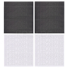 4 Sheets 2 Colors PVC Self Adhesive Digital Label Stickers DIY-FG0005-31-1