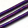Non-magnetic Synthetic Hematite Beads Strands G-K011-4x1mm-05-1
