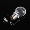 Round Transparent Glass Wishing Pendants GLAA-I034-04-2
