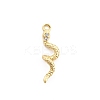 Brass Micro Pave Cubic Zirconia Pendants LS-KK-M321-01D-G-1