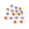 50Pcs Transparent Stripe Resin Beads RESI-YW0001-02C-3